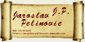Jaroslav Pelinović vizit kartica
